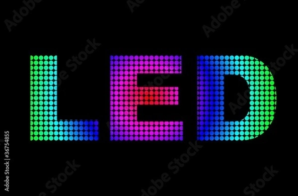 Obraz LED Schriftzug