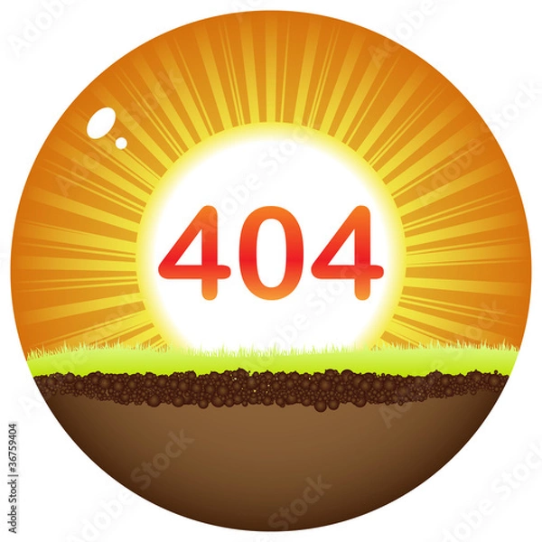 Fototapeta error 404