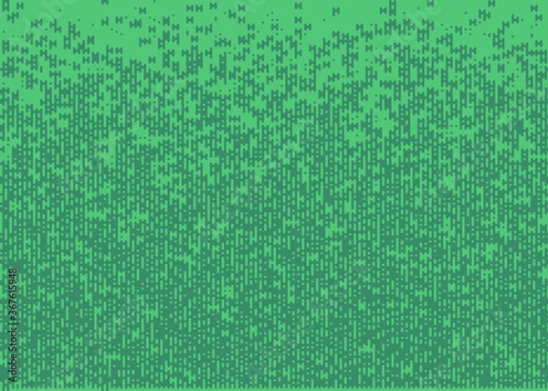 Fototapeta Emerald Green color Abstract Rounded Color Lines halftone transition background illustration