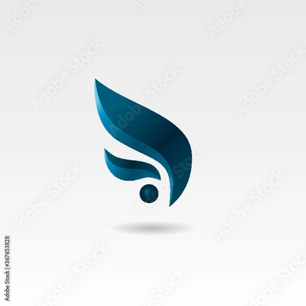 Obraz creative wing icon