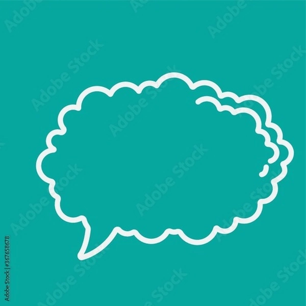 Fototapeta speech bubble
