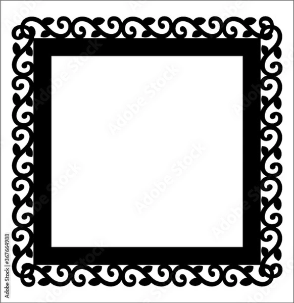 Obraz Portrait border vintage frame.