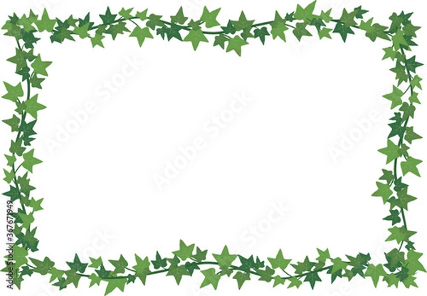Fototapeta 葉っぱのフレーム