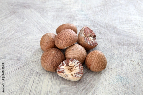 Obraz betel nut or supari popularly used with the paan in Asia.