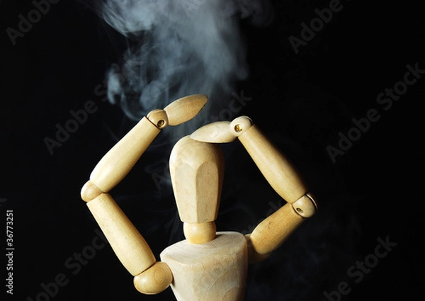 Obraz Qualmender Kopf