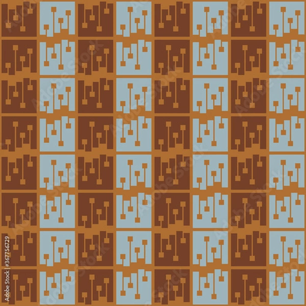 Fototapeta Abstract decorative pattern. Make any surface colorful.