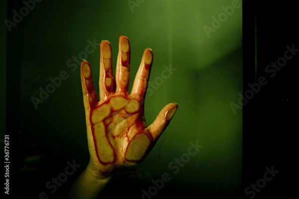 Obraz Bloody hand