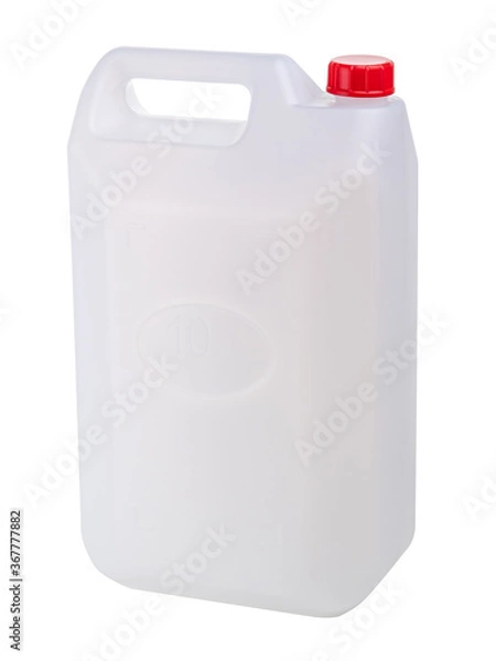 Obraz white canister with red lid