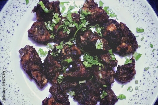 Obraz Chicken deep fried. 