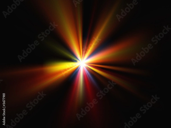 Fototapeta Abstract Light & Rays background