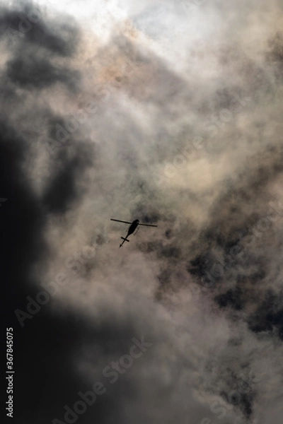 Obraz Helicopter in the sky
