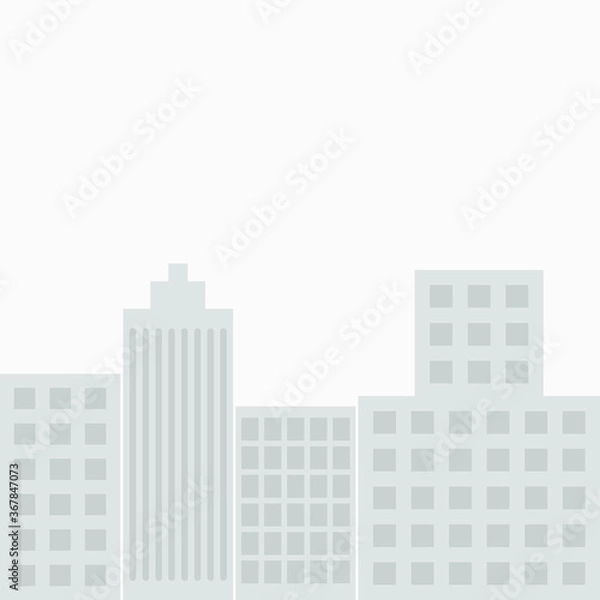 Fototapeta Background with a city in gray shades