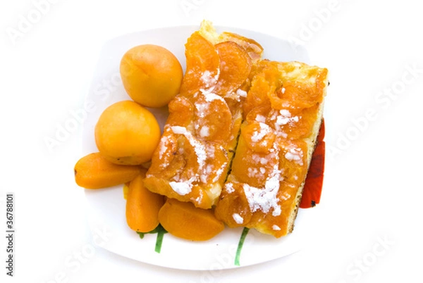 Obraz пирог с абрикосами