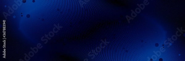 Fototapeta light blue gradient background / blue radial gradient effect wallpaper