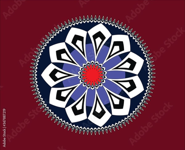 Obraz abstract floral background