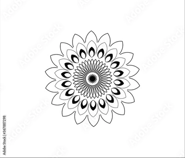 Obraz abstract floral background