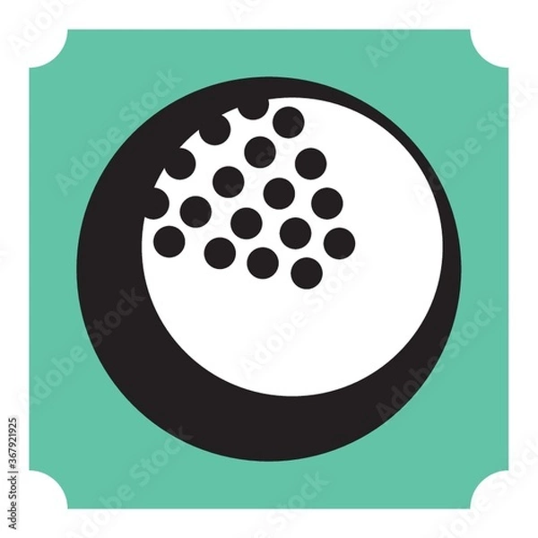 Fototapeta golf ball