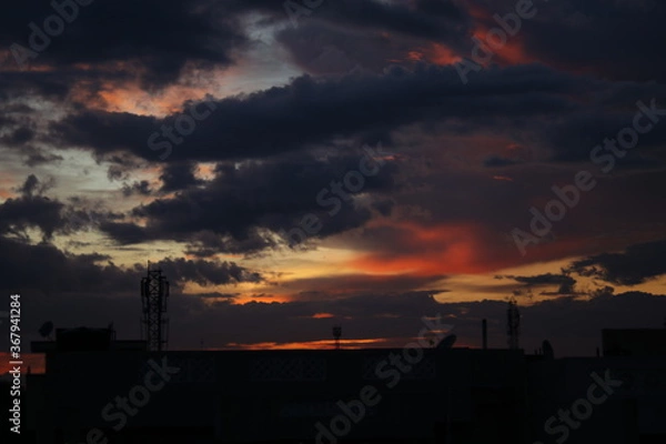 Obraz cloud beyond sunset