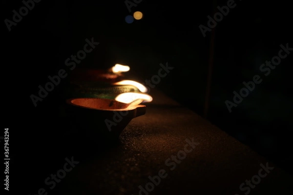 Obraz candle in the night