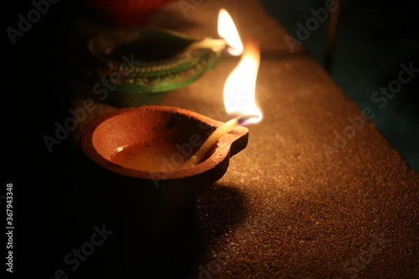 Obraz candle in the dark