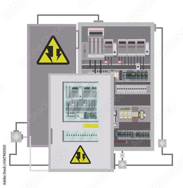 Obraz Electric box icon