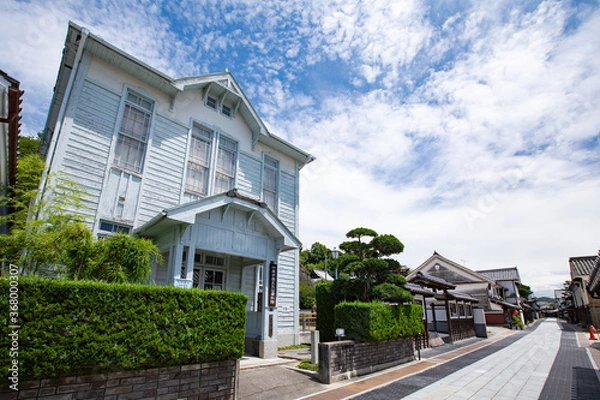 Fototapeta たけはら町並み保存地区 -竹原市歴史民俗資料館- 安芸の小京都