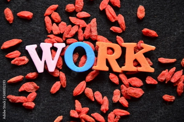 Fototapeta SLOWO WORK
