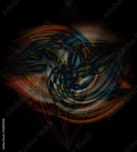 Obraz abstract fractal background