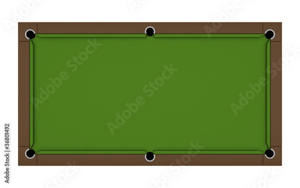 Fototapeta Empty billiard table