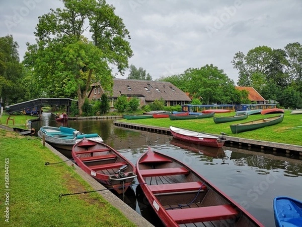 Obraz Canal and boat