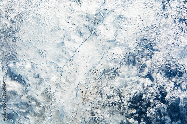 Obraz Ice texture with different patterns