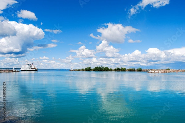 Obraz Gränna harbor