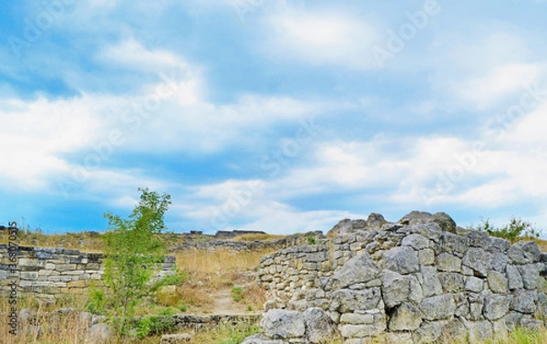 Fototapeta View of ancient ruins against the sky