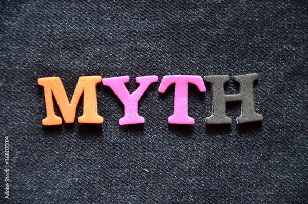 Fototapeta slowo myth