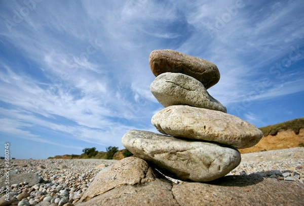 Fototapeta Empilement de pierre