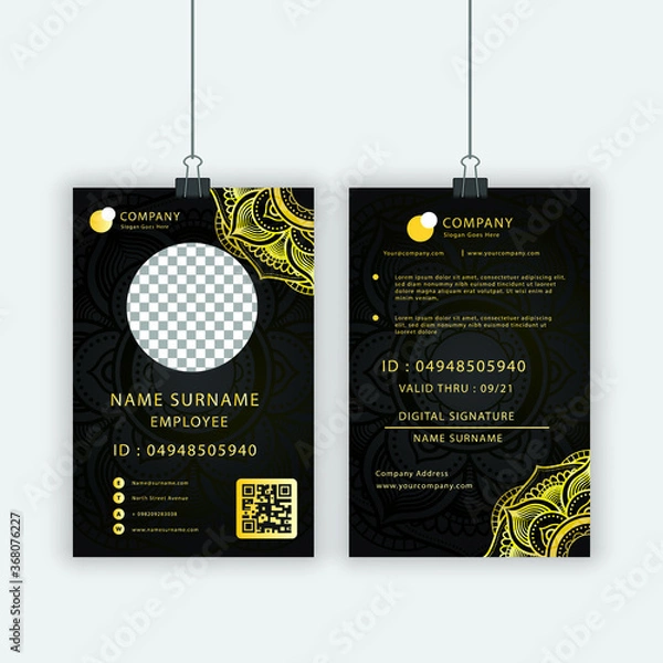 Obraz Corporate Identity Card Template Design