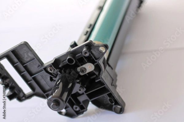 Fototapeta Old photosensitive drums of laser printers and copiers