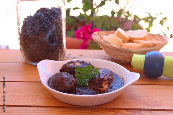 Obraz comida tradicional, calamar