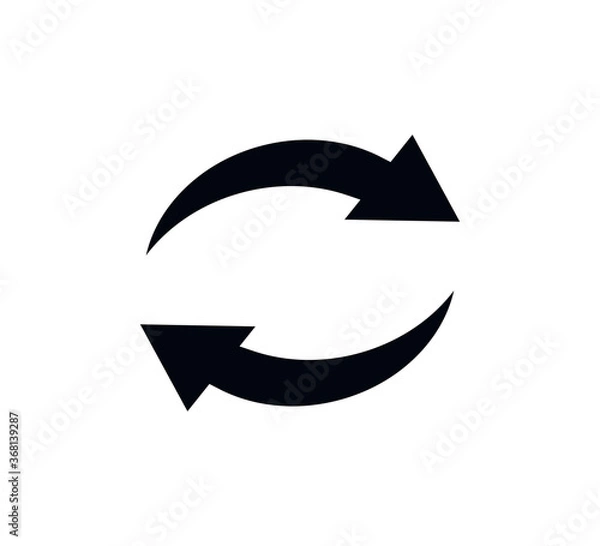 Obraz Arrow pointer icon vector logo design template