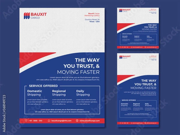 Obraz Cargo Flyer - Instagram Post & Stories