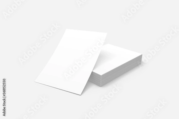 Obraz A4 Stack of white papers mock up