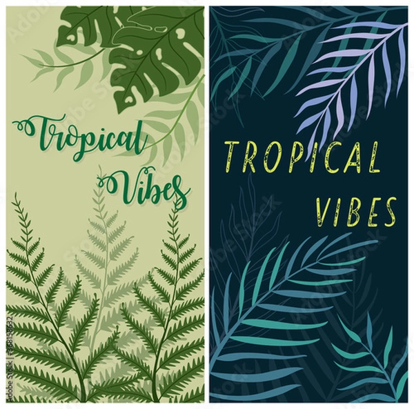 Obraz Tropical Vibes Background