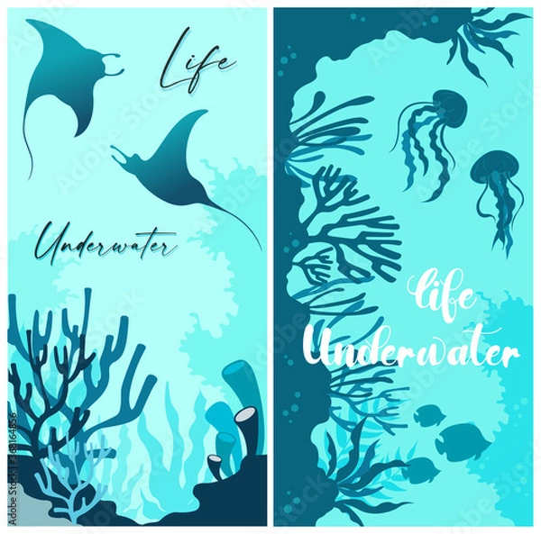 Obraz Life Underwater Background