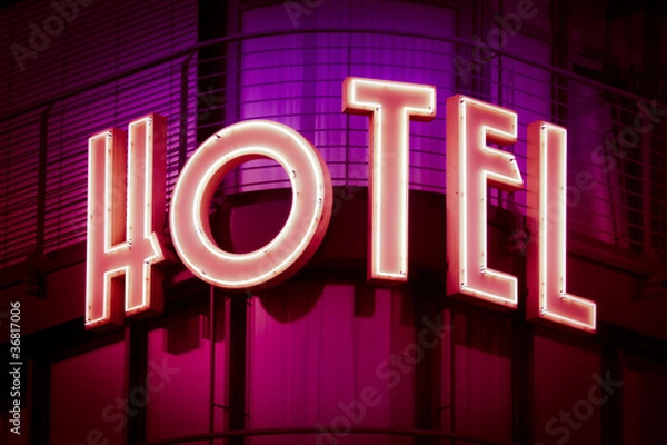 Obraz hotel miami vice style