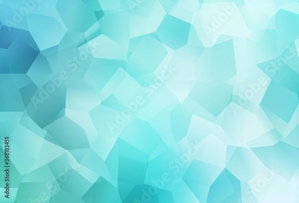 Fototapeta Light Green vector backdrop with memphis shapes.