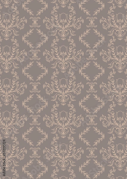 Obraz 花模様パターン02（カラー）