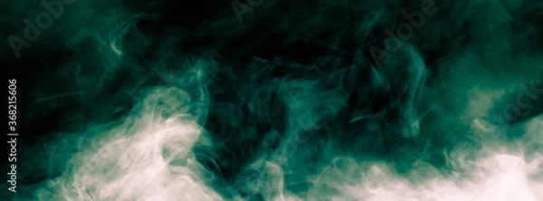 Obraz abstract smoke green background