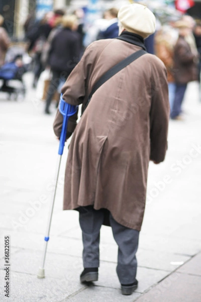 Fototapeta Alte Frau