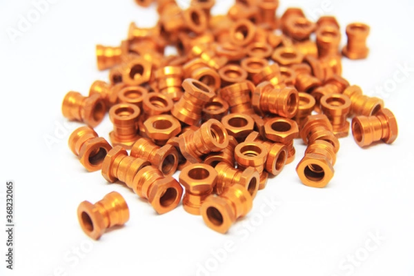 Obraz orange collar for aircraft structure