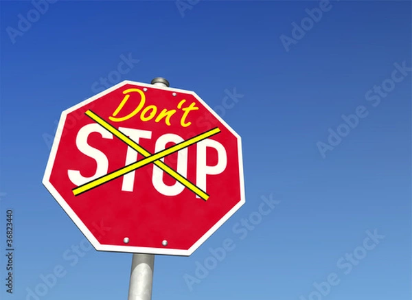 Obraz Dont't STOP